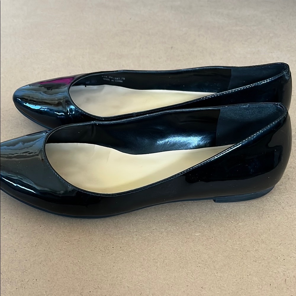 Cole Haan Women's Black Patent Leather Shoes - Picture 2 of 3